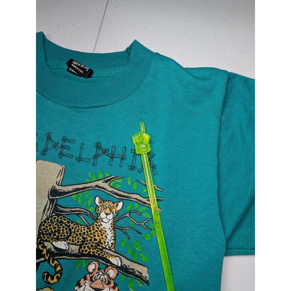 Vintage 1994 Philadelphia Zoo Childrens T Shirt 6-8 Best Kids‎ Wild Life Club - Picture 5 of 9